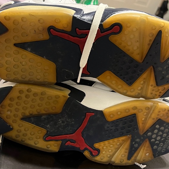 Air Jordan 6 Retro Olympic 2012 London 384664-130 size M11 - Picture 6 of 8